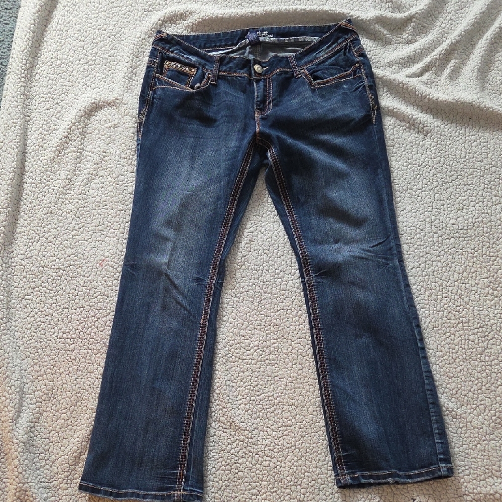 Amethyst Jeans Dark Blue Boot Cut